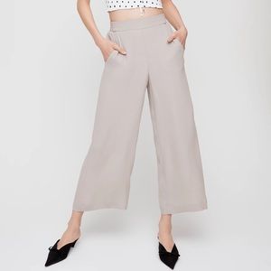 Wilfred Faun Pinstripe Wide-Leg Pant